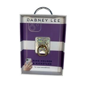 Dabney Lee Glitter Ring Holder & Kickstand for Smartphones – Holographic Sparkle
